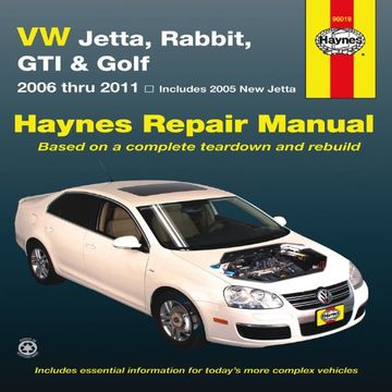 portada VW Jetta, Rabbit, GI, Golf Automotive Repair Manual: 2005-2011 (Haynes Automotive Repair Manuals)