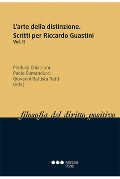 portada L'arte Della Distinzione: Scritti per Riccardo Guastine. Vol. Ii (Filosofia del Diritto Positivo) (en Italiano)