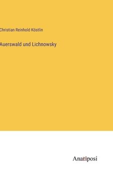 portada Auerswald und Lichnowsky