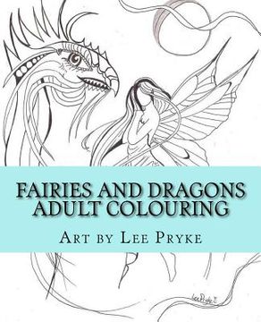 portada Fairies and Dragons: Adult Colouring Book (en Inglés)