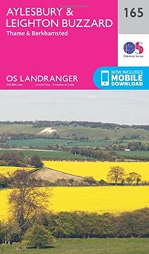 portada Aylesbury, Leighton Buzzard, Thame & Berkhamstead (OS Landranger Map)