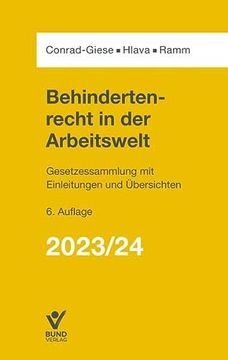 portada Behindertenrecht in der Arbeitswelt 2023/2024 (en Alemán)