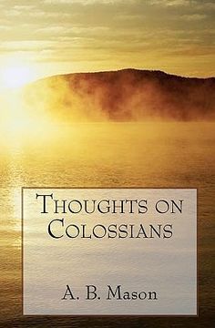 portada thoughts on collossians (en Inglés)