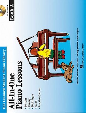 portada All-In-One Piano Lessons - Book a (Book/Online Audio) [With CD (Audio)] (in English)