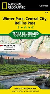 portada Winter Park, Central City, Rollins Pass map (National Geographic Trails Illustrated Map, 103) (en Inglés)