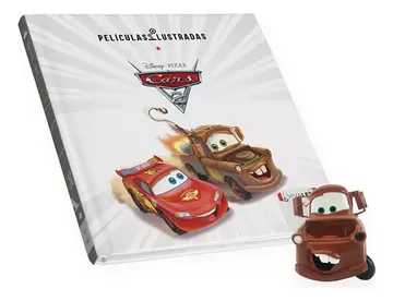 portada Set Libro Cars 2 + Figura Mate / Disney Pixar