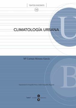 portada Climatología Urbana: 160 (Textos Docents) (in Spanish)