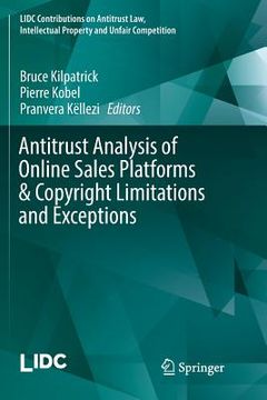 portada Antitrust Analysis of Online Sales Platforms & Copyright Limitations and Exceptions 