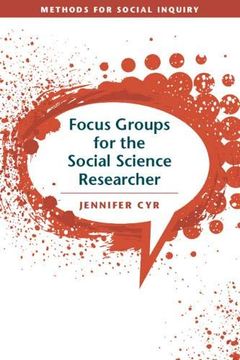 portada Focus Groups for the Social Science Researcher (in English)