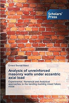 portada Analysis of unreinforced masonry walls under eccentric axial load