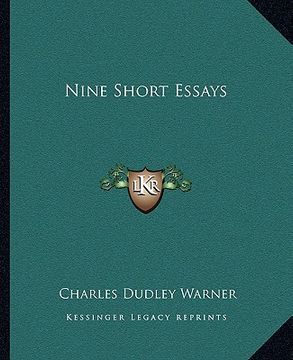 portada nine short essays (en Inglés)