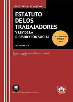 portada Estatuto de los Trabajadores y ley de Jurisdiccion Social 20