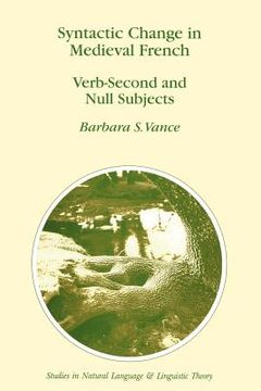 portada syntactic change in medieval french: verb-second and null subjects (en Inglés)