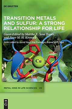 portada Transition Metals and Sulfur - a Strong Relationship for Life: 20 (Metal Ions in Life Sciences, 20) 