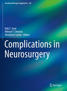 portada Complications in Neurosurgery (en Inglés)