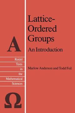 portada Lattice-Ordered Groups: An Introduction (in English)