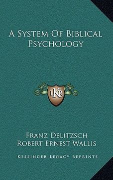 portada a system of biblical psychology (en Inglés)