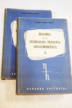portada Historia de la literatura francesa contemporánea (1900-1950)