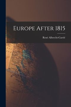 portada Europe After 1815 (en Inglés)