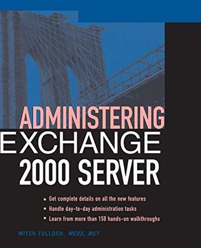portada Administering Exchange Server 2000 (in English)