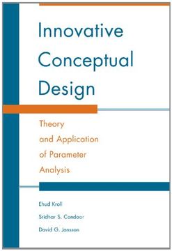 portada Innovative Conceptual Design: Theory and Application of Parameter Analysis (en Inglés)