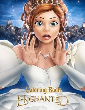 portada Enchanted Coloring Book: Coloring Book for Kids and Adults With Fun, Easy, and Relaxing Coloring Pages (Coloring Books for Adults and Kids 2-4 4-8 8-12+) (in English)