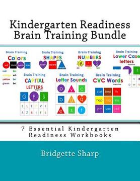portada Kindergarten Readiness Brain Training Bundle: 7 Essential Kindergarten Readiness Workbooks (in English)