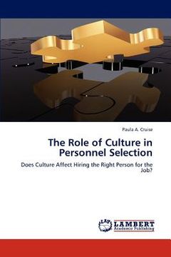 portada the role of culture in personnel selection (en Inglés)