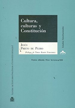 portada Cultura, Culturas y Constitución