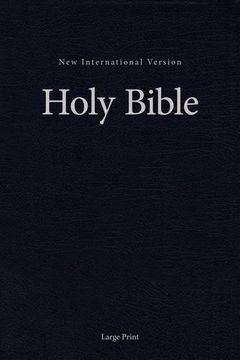 portada NIV, Pew and Worship Bible, Large Print, Hardcover, Blue (Bible Niv) (in English)