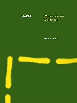 portada hapm workmanship checklists (en Inglés)
