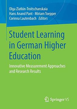 portada Student Learning in German Higher Education: Innovative Measurement Approaches and Research Results 