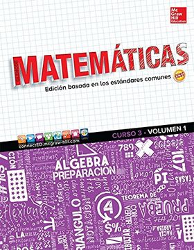 portada Glencoe Math, Course 3, Volume 1, Spanish Student Edition (Math Applications & Connections Course)