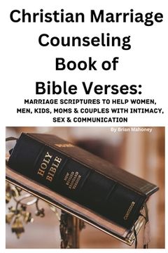 portada Christian Marriage Counseling Book of Bible Verses (en Inglés)