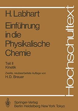 portada Einführung in die Physikalische Chemie: Teil ii Kinetik (en Alemán)