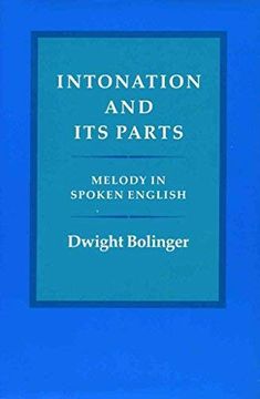 portada Intonation and its Parts: Melody in Spoken English (en Inglés)