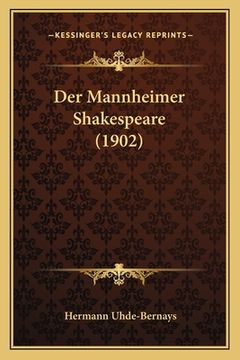 portada Der Mannheimer Shakespeare (1902) (in German)