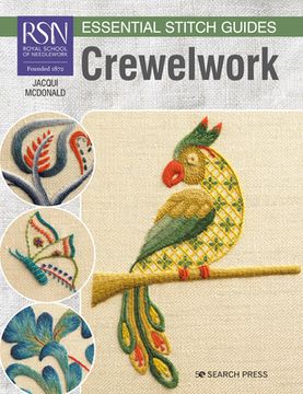 portada Rsn Essential Stitch Guides: Crewelwork - Large Format Edition (en Inglés)