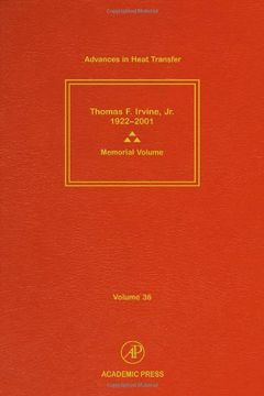 portada Advances in Heat Transfer, Volume 36 (en Inglés)