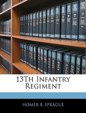 portada 13th infantry regiment (en Inglés)