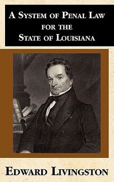 portada a system of penal law for the state of louisiana