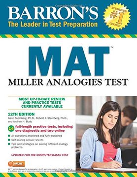 portada Barron's MAT, 12th Edition: Miller Analogies Test