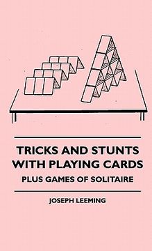 portada tricks and stunts with playing cards - plus games of solitaire (in English)