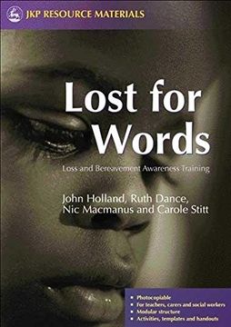 portada lost for words: loss and bereavement awareness training (en Inglés)