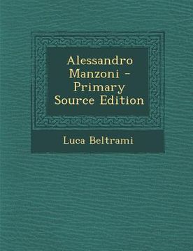 portada Alessandro Manzoni (en Italiano)