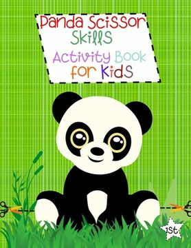 portada Panda Scissor Skills Activity Book for Kids: Coloring Activities for Toddlers Scissor Skills for Kids Panda Coloring Book Scissor Skills Workbook (en Inglés)