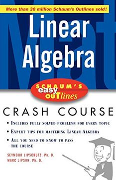 portada Schaum's Easy Outline of Linear Algebra (en Inglés)