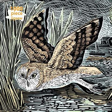 portada Adult Jigsaw Angela Harding: Marsh Owl: 1000 Piece Jigsaw (1000-Piece Jigsaws) (en Inglés)
