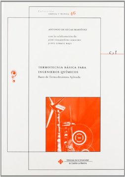 portada Termotecnia Básica Para Ingenieros Químicos. Bases de Termodinámica Aplicada (Ciencia y Técnica) (in Spanish)