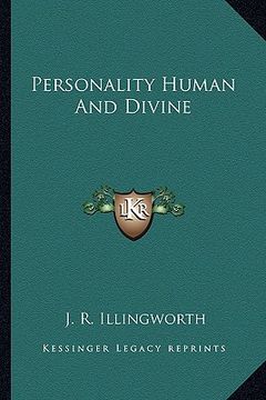 portada personality human and divine (en Inglés)
